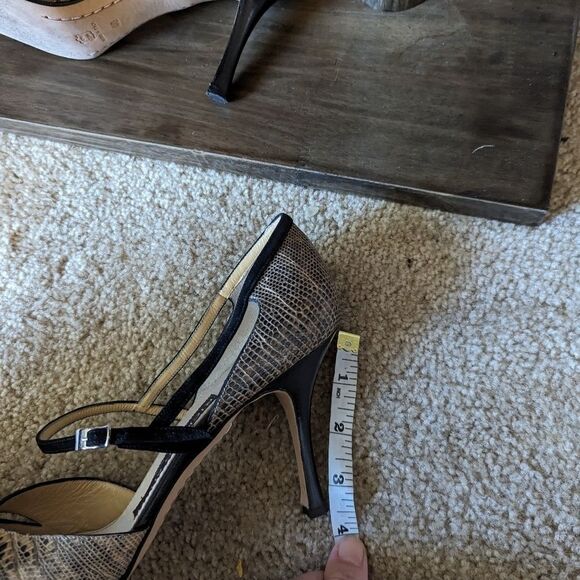 RICKARD Shah lizard and suede Mary Jane's sz 40 euc - Picture 6 of 6